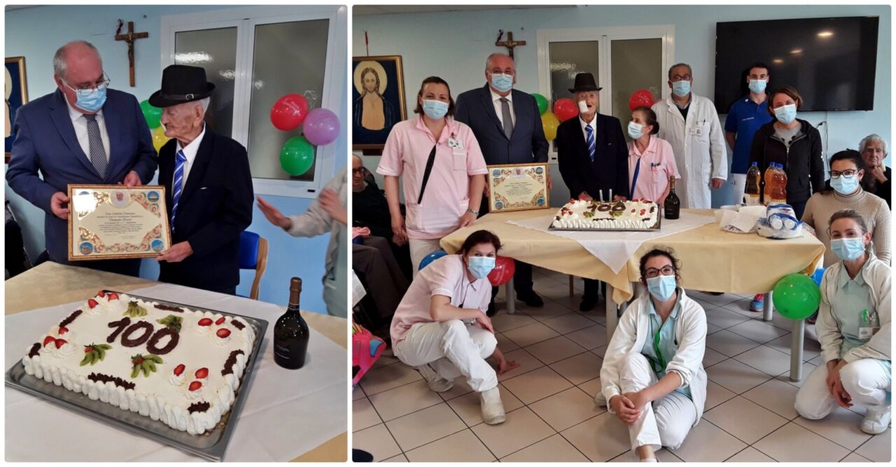 Casa Rachele festeggia i 100 anni dell’orologiaio Pasquale