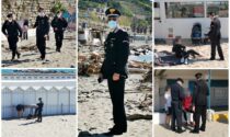 Furbetti di Pasqua in zona rossa foto e video del blitz dei carabinieri nelle spiagge
