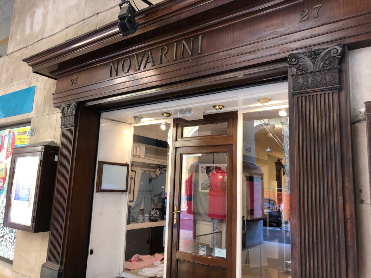 Chiude lo storico negozio Novarini