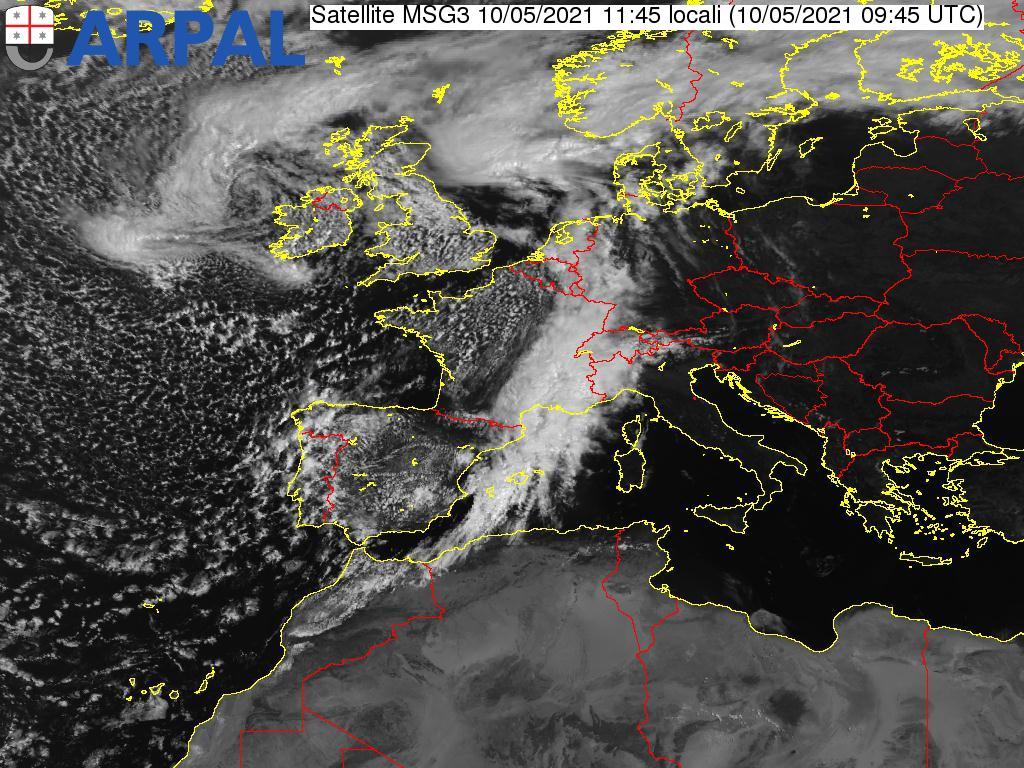 Allerta gialla maltempo in tutta la Liguria