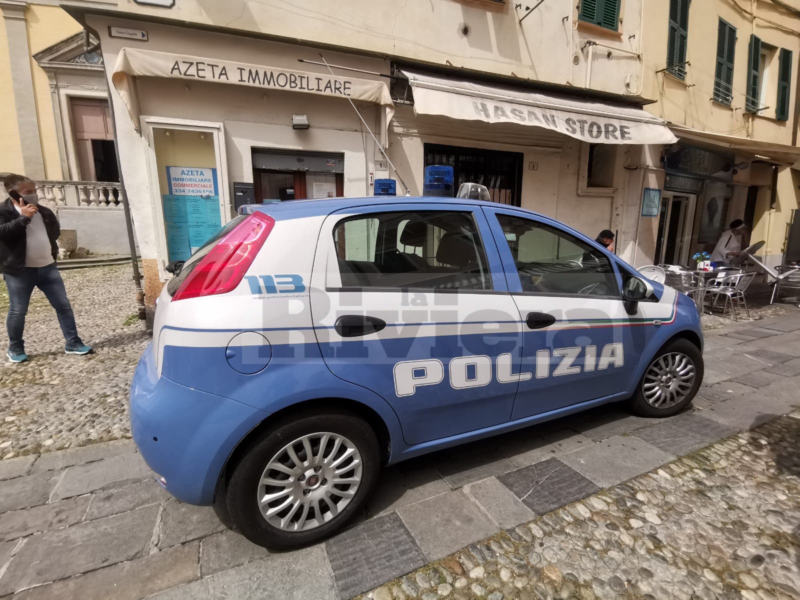 Bimbo morto Sanrmeo piazza San Siro polizia _04