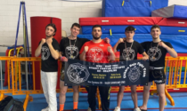 Kick boxing e Muay Thai: 4 ori per gli atleti del Chikara Dojo di Sanremo