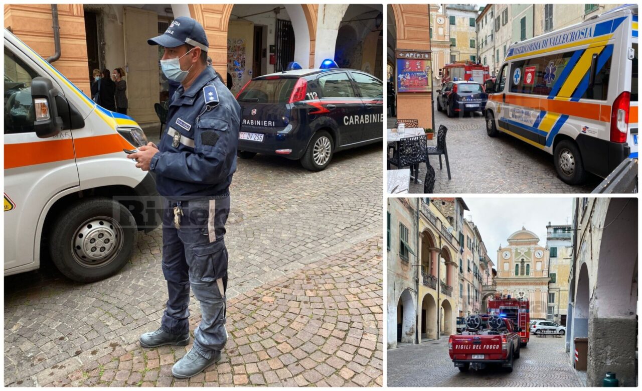 Camporosso: incendio in cucina, vicecomandante polizia locale salva anziano e badante