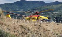 Incidente in campagna, 43enne in elicottero al Sana Corona