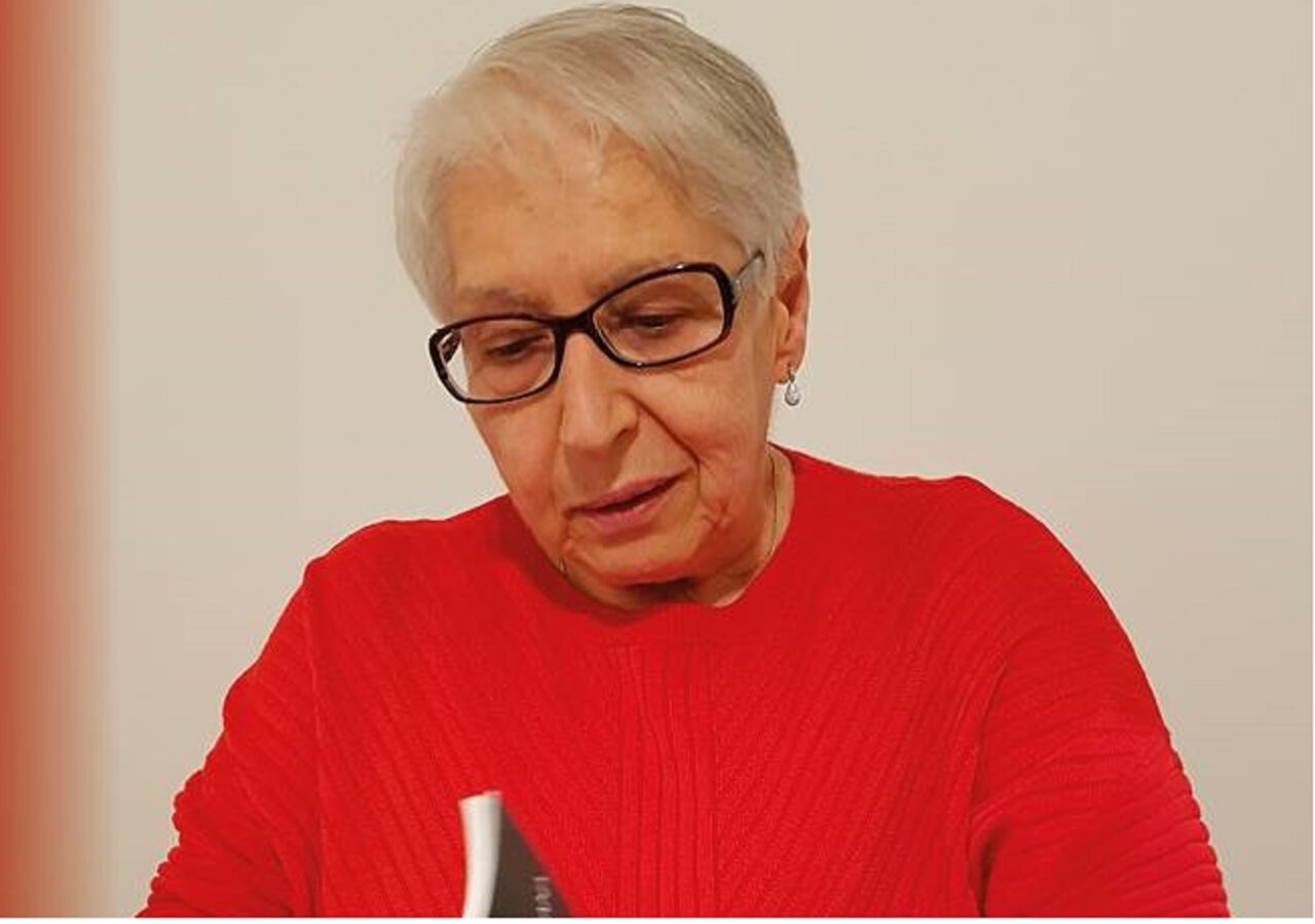 Amelia Narciso ringrazia lo staff del punto vaccinale di Taggia