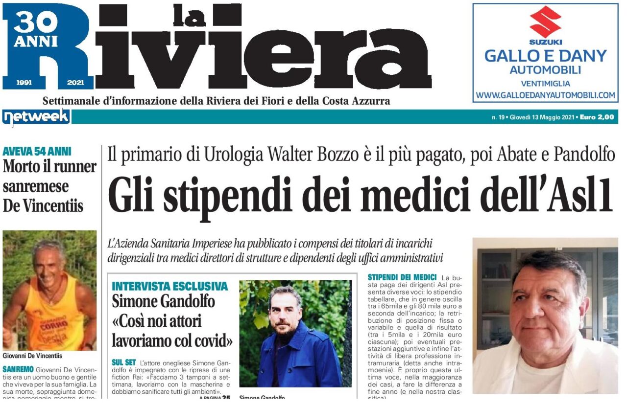 Il nuovo numero de La Riviera è in edicola ecco le nostre esclusive