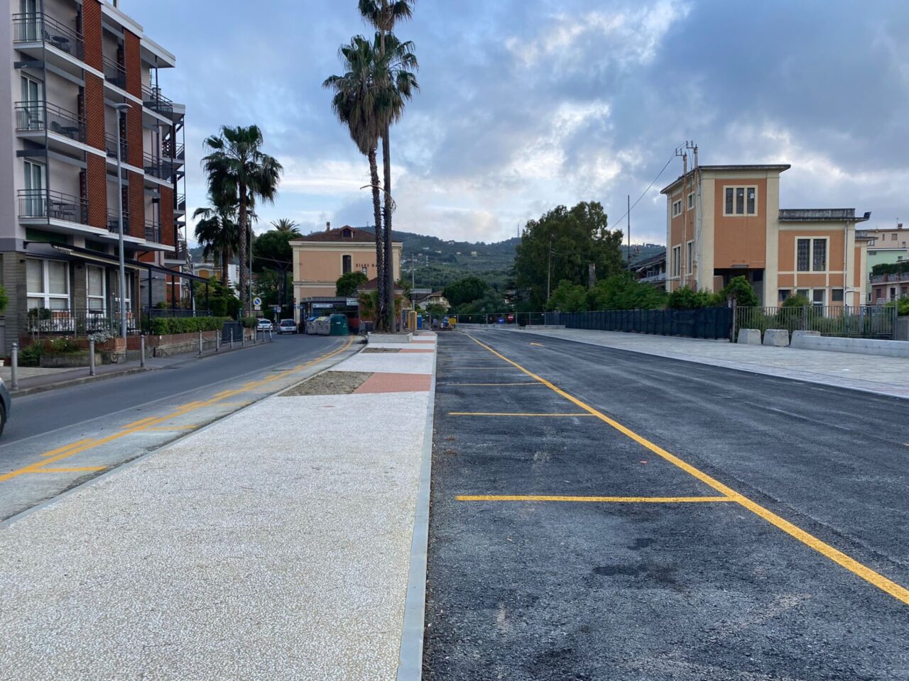 Completata la prima parte del secondo lotto dei parcheggi a Diano Marina