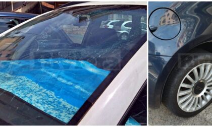 Raid vandalico in via Galilei a Sanremo, danneggiate circa 10 auto