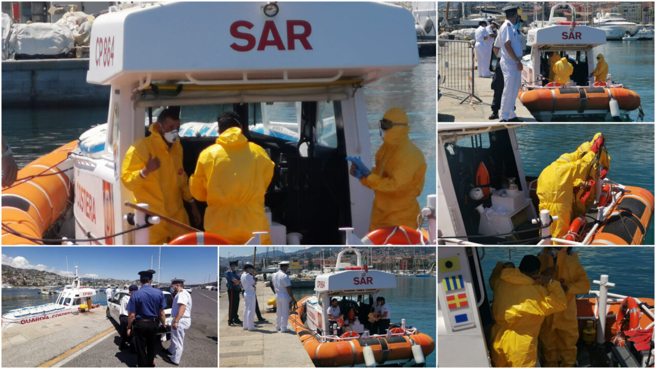 Cadavere in acqua al Porto Vecchio di Sanremo