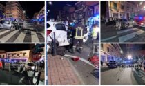 Schianto sull'Aurelia a Vallecrosia: 3 auto coinvolte e diversi feriti. Foto e video