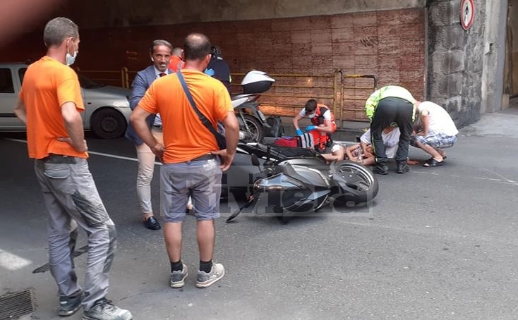 Incidente corso Francia Sanremo scooter giugno 2021