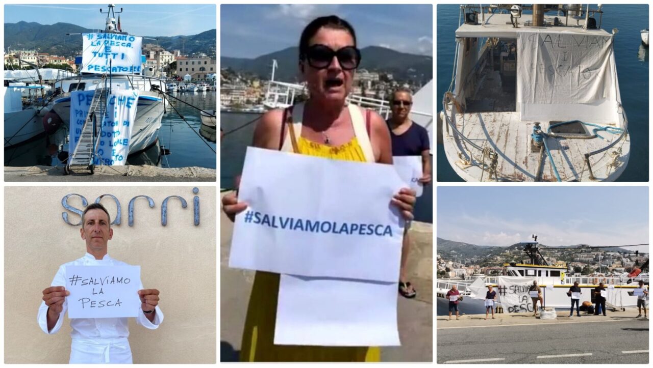 Pescatori di Sanremo in piazza per salvare il comparto dalla normativa UE