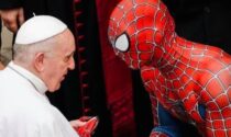 Lo spiderman ligure in udienza dal Papa