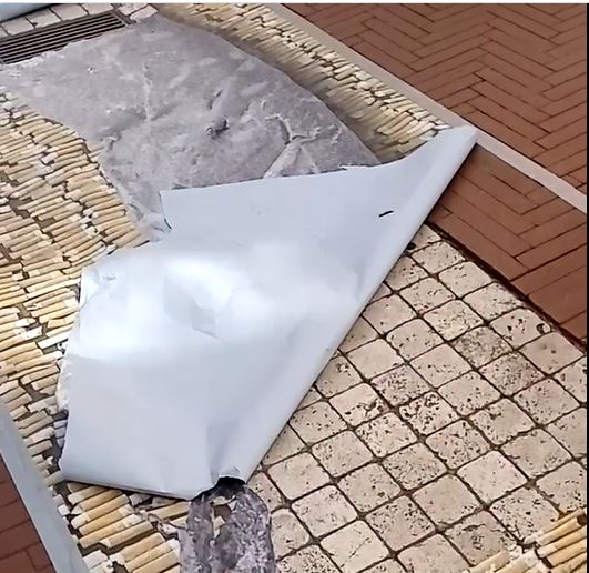vandalizzata l'installazione benedusi1