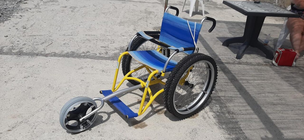 Servizio in spiaggia per persone disabili a Ospedaletti