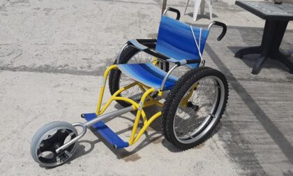 Servizio in spiaggia per persone disabili a Ospedaletti
