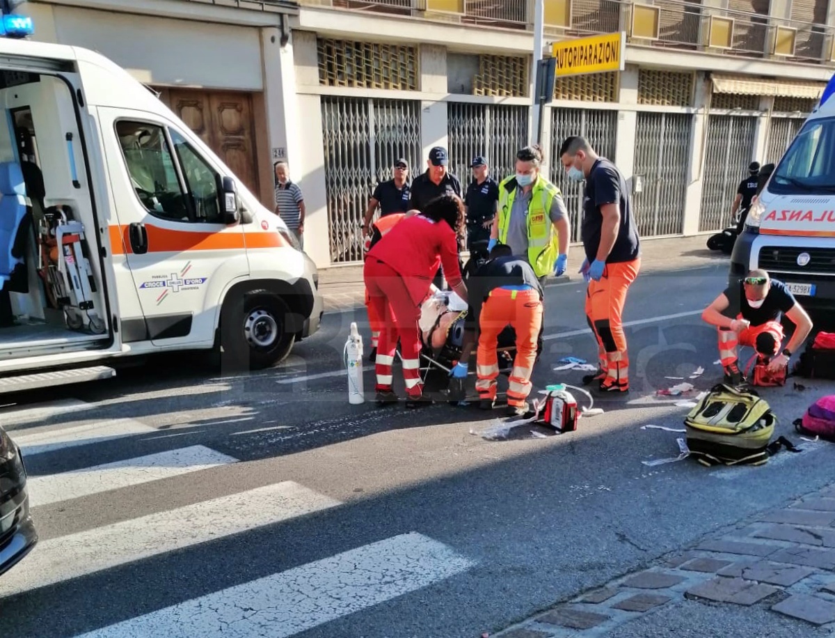 Morta la donna investita da uno scooter sabato a San Bartolomeo al mare