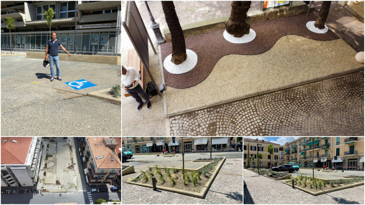 Ecco la nuova Piazza Maglione dopo la messa in sicurezza