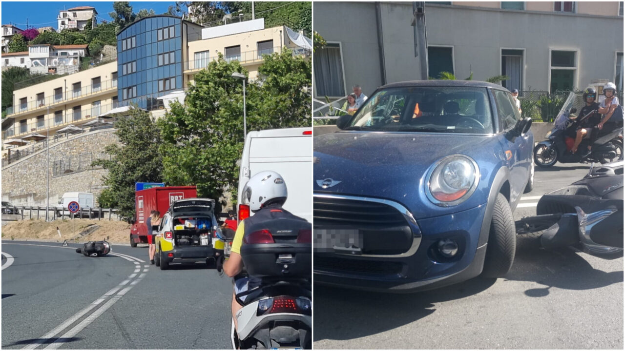 Altri due incidenti in pochi minuti a Sanremo