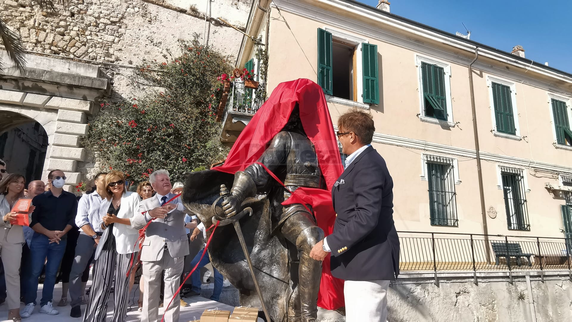 Inaugurazione statua Corsaro Nero Ventimiglia