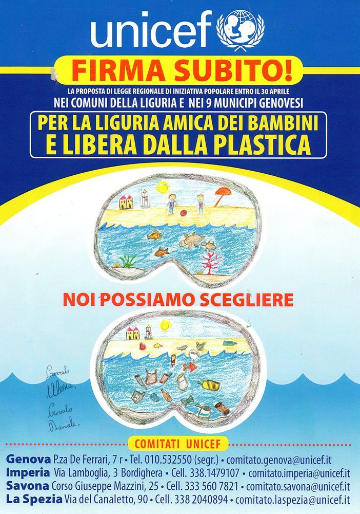 Iniziativa plastic free Unicef Colomba Tirari firma sindaci_04