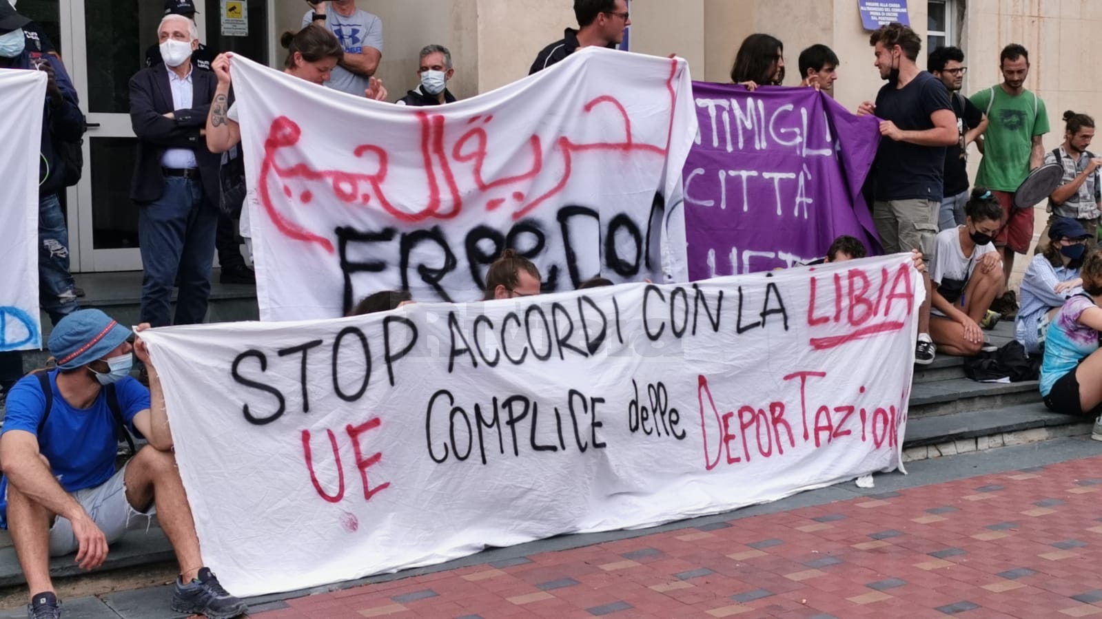 Manifestazione no border migranti Ventimiglia 16 luglio 2021_02