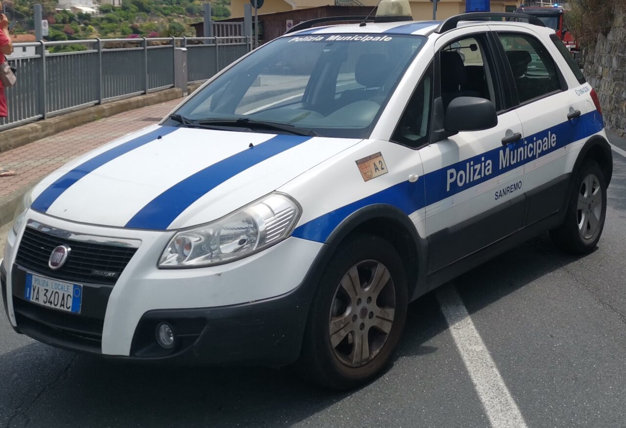 Scontro auto-moto in corso Cavallotti a Sanremo, un ferito