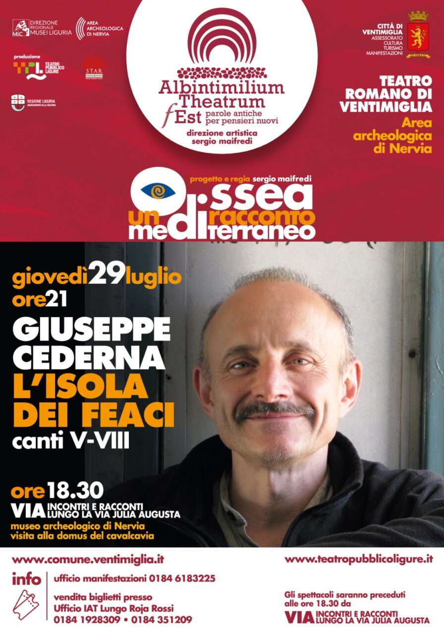 Giovedì un nuovo appuntamento al Teatro romano di Ventimiglia