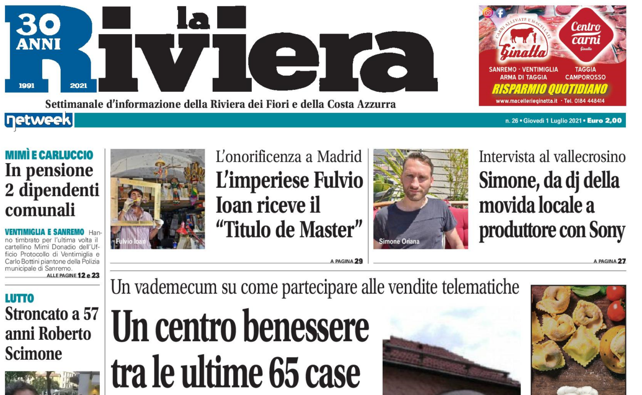 Il nuovo numero de La Riviera è in edicola ecco le nostre esclusive