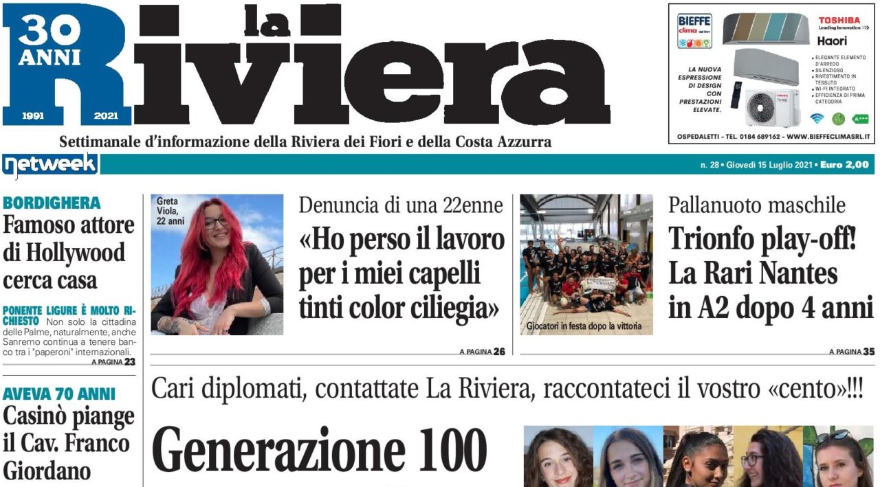 La Riviera è in edicola ecco le esclusive della settimana