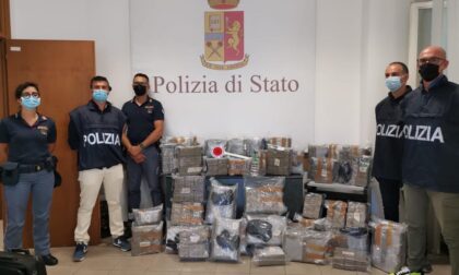 Operazione antidroga della polizia a Sanremo, sequestrati 250 kg su un tir