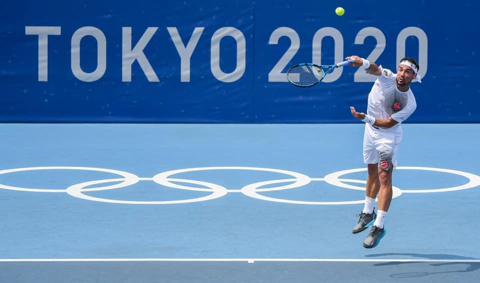 Fognini saluta Tokyo dopo il ko con il russo Medvedev