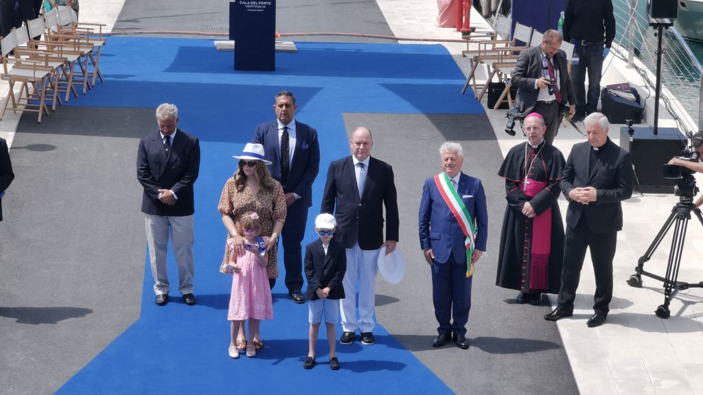 Con una sontuosa cerimonia il Principe Alberto inaugura il nuovo porto di Monaco a Ventimiglia