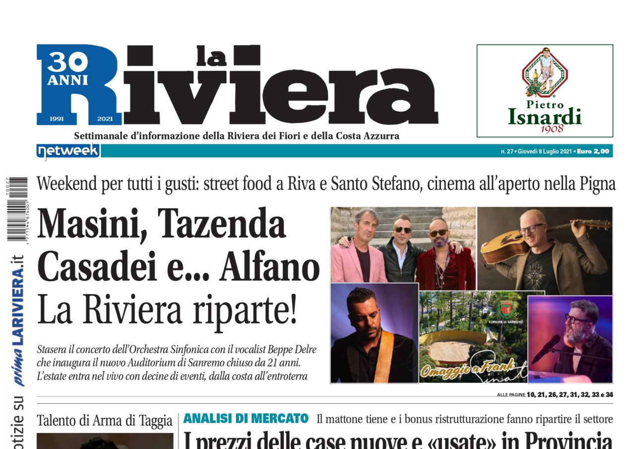 La Riviera in edicola. Ecco tutte le nostre esclusive