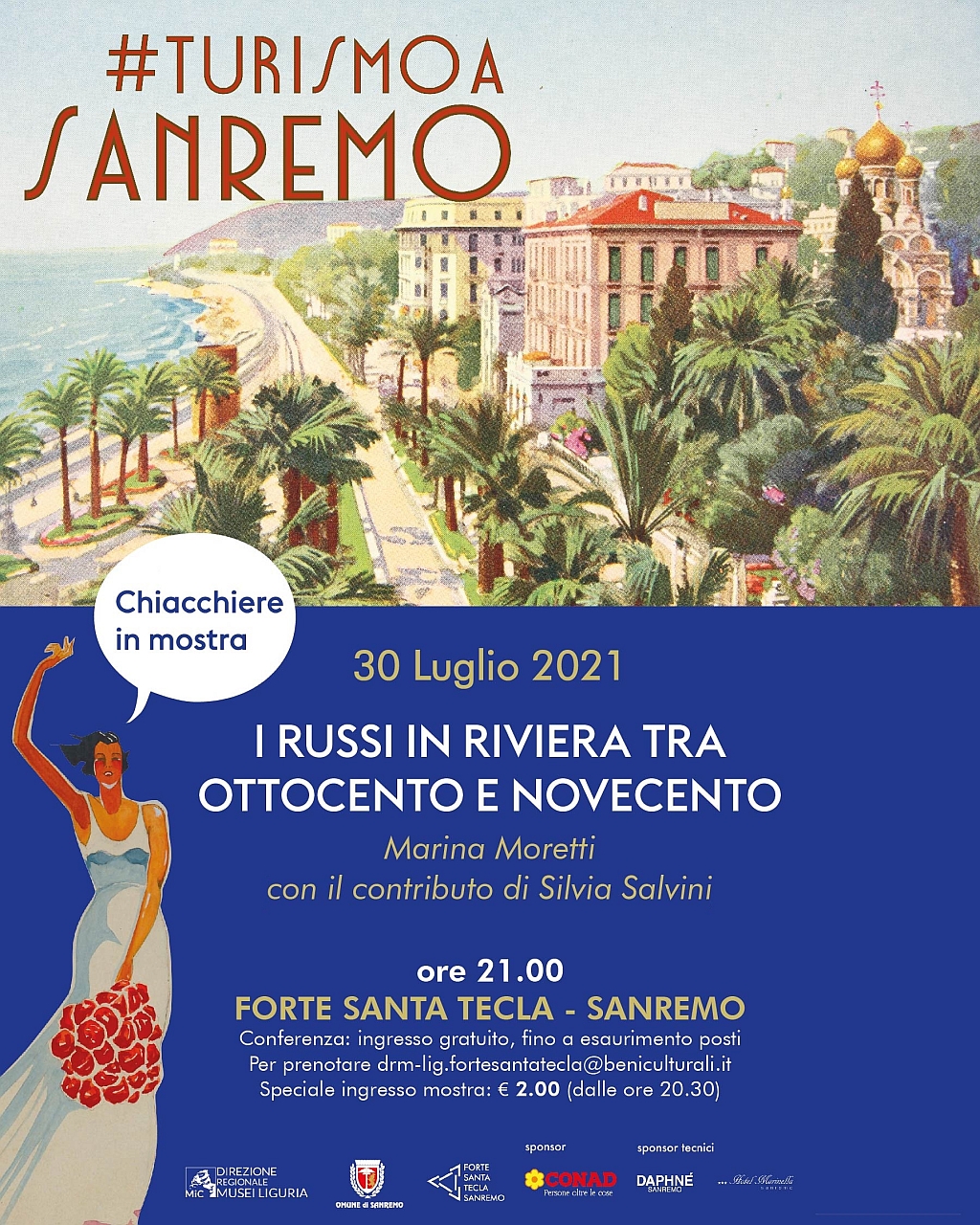 Continuano gli appuntamenti a Santa Tecla per #turismosanremo