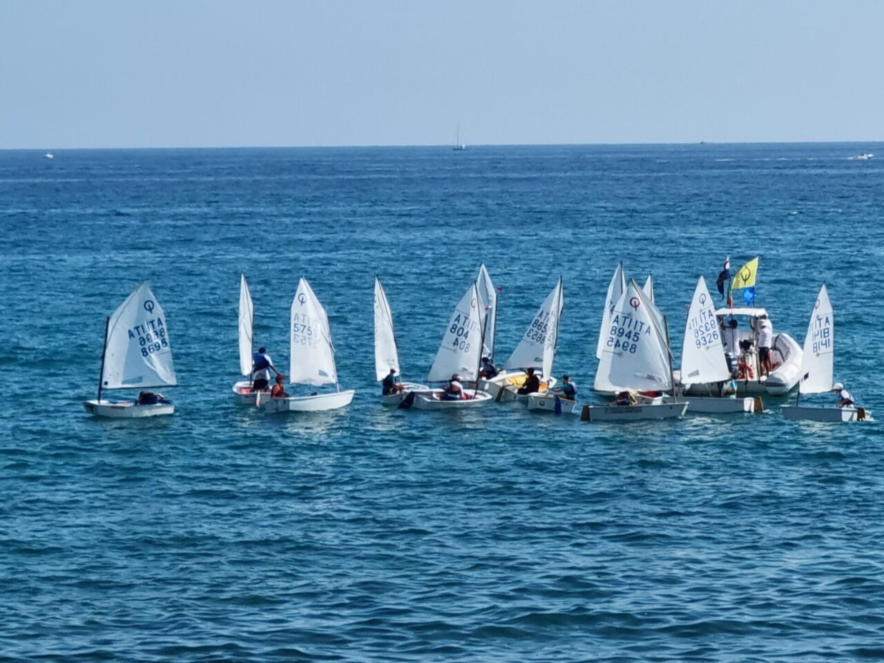 Omar Da Sacco e Virginia Negri vincono la regata Optimist del Circolo Velico Capo Verde