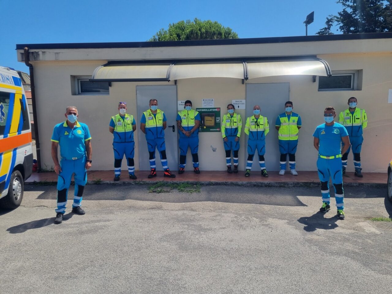 Nuovo defibrillatore al campo zaccari