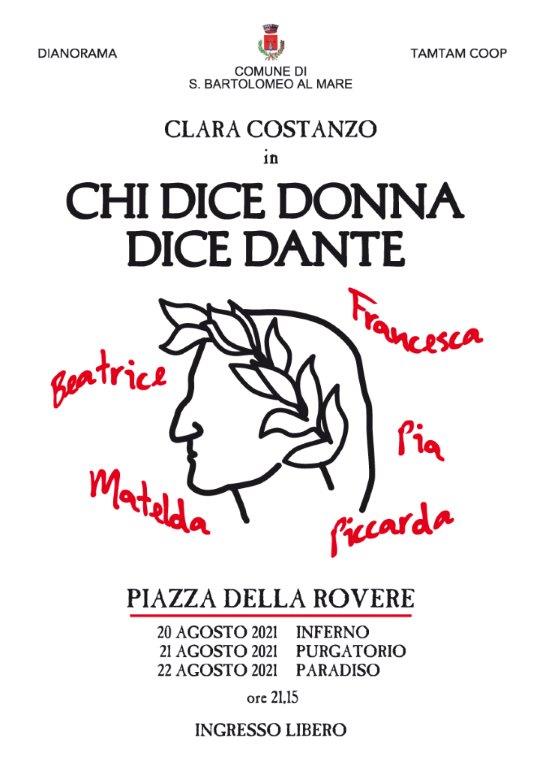 “Chi dice Donna, dice Dante”, da stasera alla Rovere il weekend dantesco
