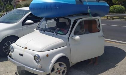 Minorenne senza patente trovato a Ventimiglia su una Fiat 500 d'epoca rubata a Diano