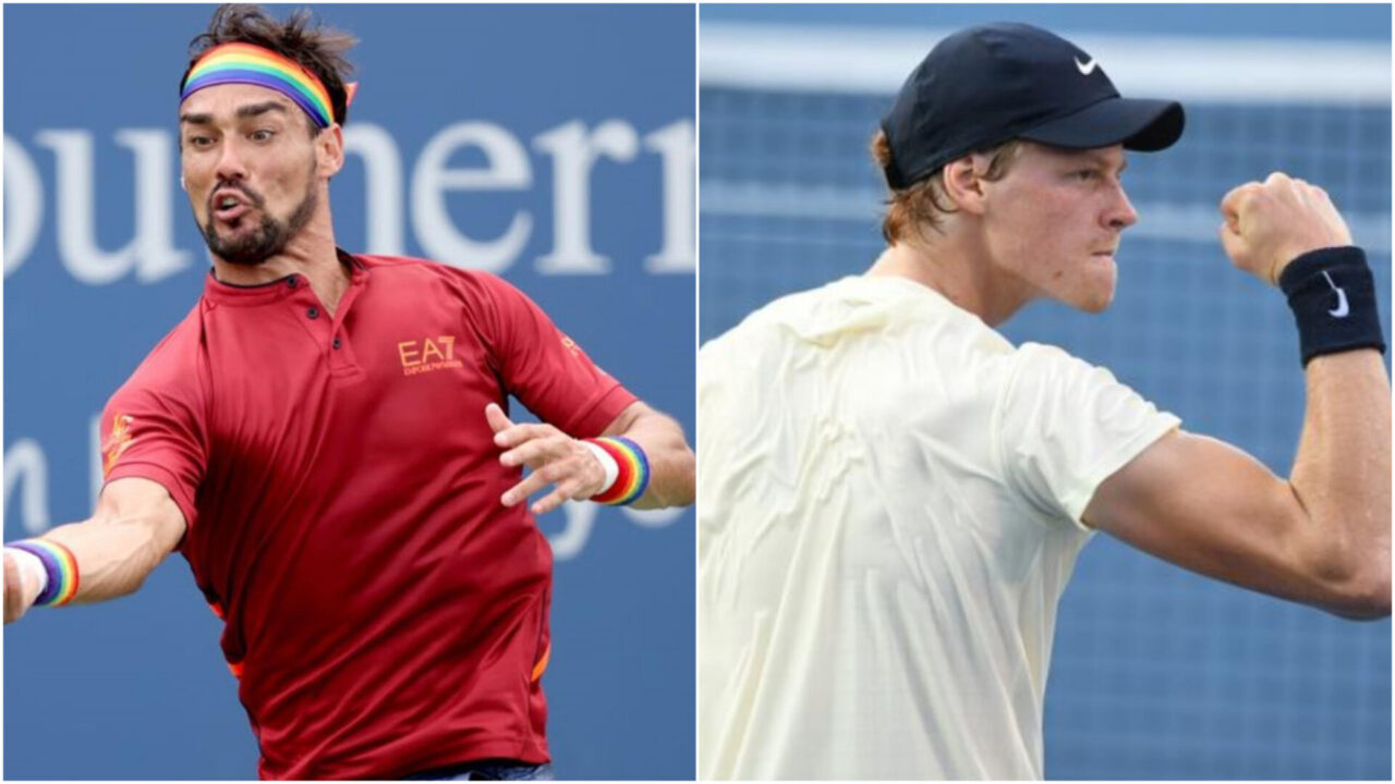 Fognini e Sinner cedono da soli, ma volano in doppio