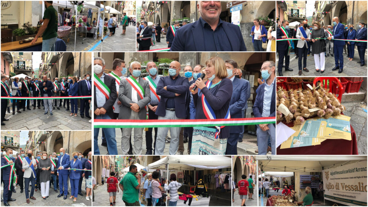 Taglio del nastro per l’Expo della Valle Arroscia