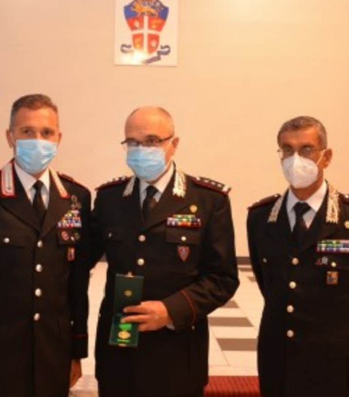 Luogotenente dei Carabinieri insignito della Medaglia Mauriziana