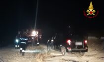 Auto finisce fuori strada tra Ventimiglia e Camporosso, intervengono i vigili del fuoco