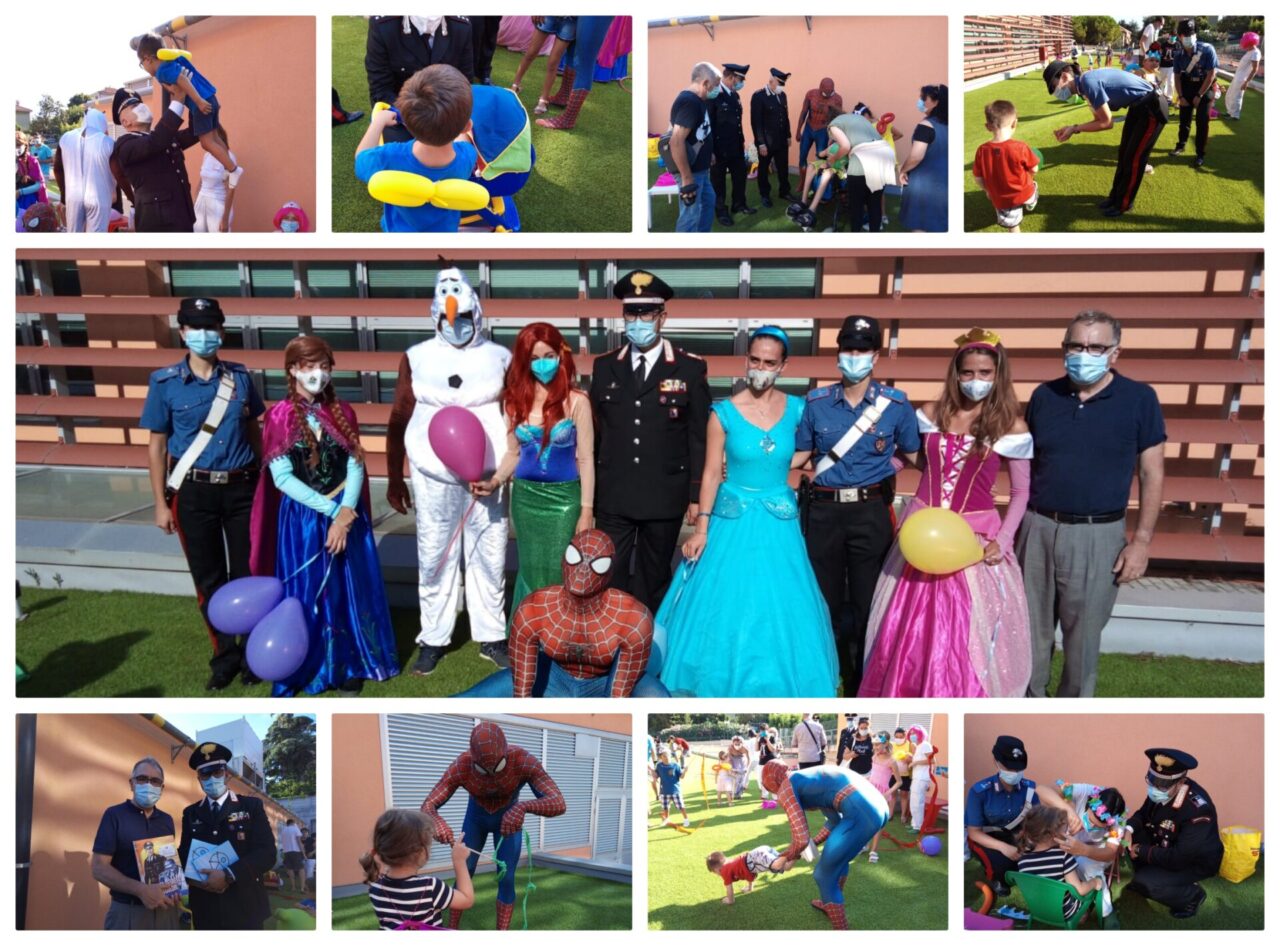 Al Palasalute di Imperia i supereroi e le principesse in corsia per i bambini disabili