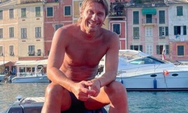 Conte in vacanza a Portofino