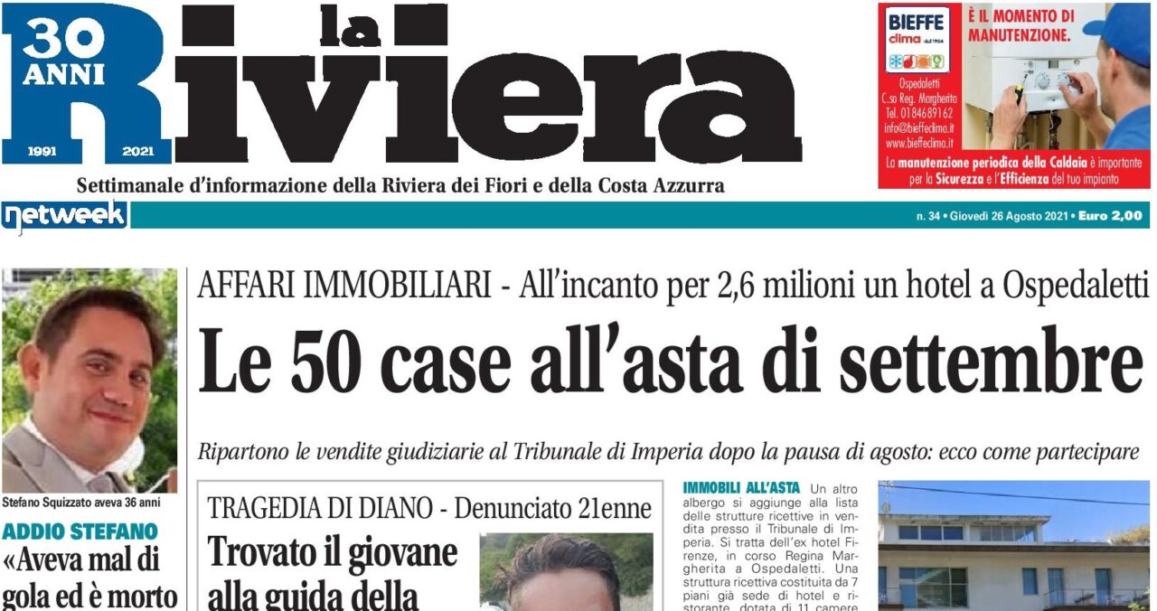 La Riviera è in edicola ecco le esclusive sul numero di questa settimana