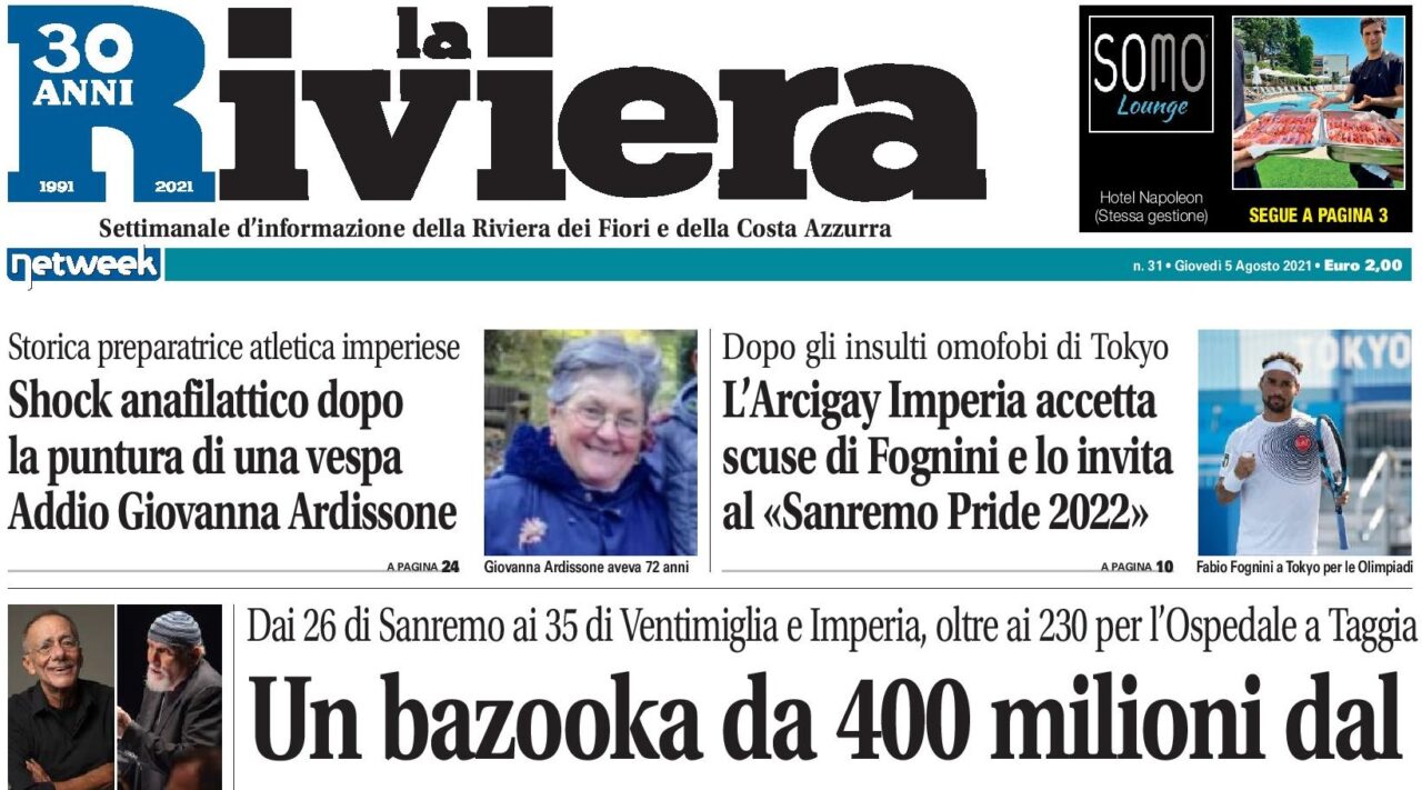 La Riviera è in edicola ecco le nostre esclusive questa settimana