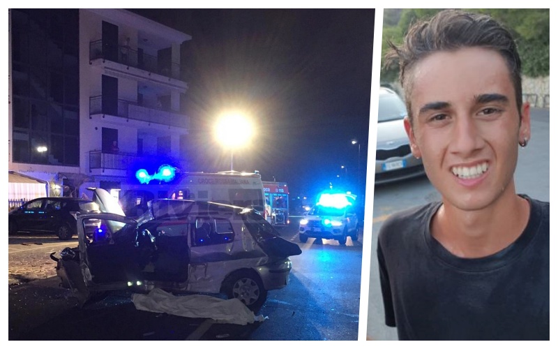 Schianto mortale a Diano individuato il giovane alla guida dell’auto fantasma