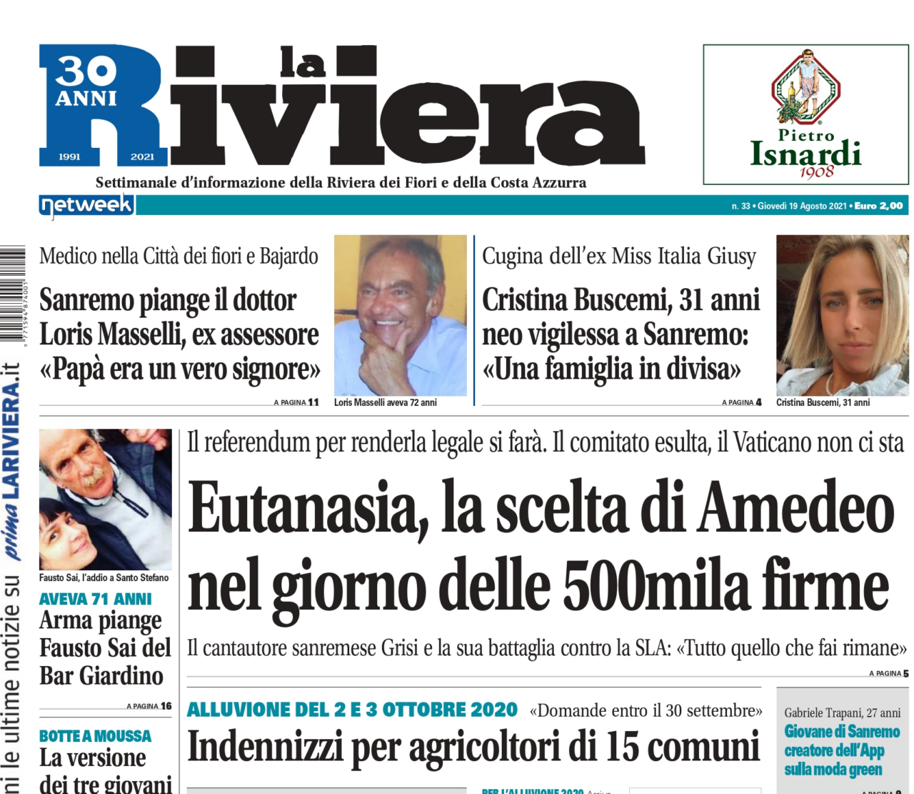 La Riviera è in edicola ecco le esclusive di questa settimana