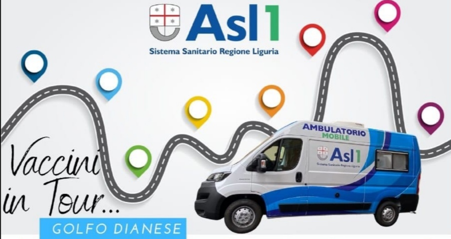 Ecco le date del tour con il camper vaccinale di Asl 1